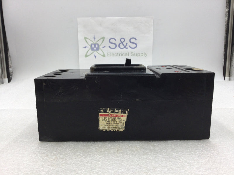Westinghouse JA2175 175 Amp 2 Pole Type JA 600 VAC Circuit Breaker with Adjustable Trip