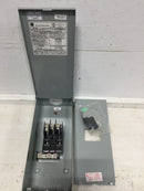GE General Electric TQL70R MOD. 10, 70 Amp 240Vac Type 3R Enclosure