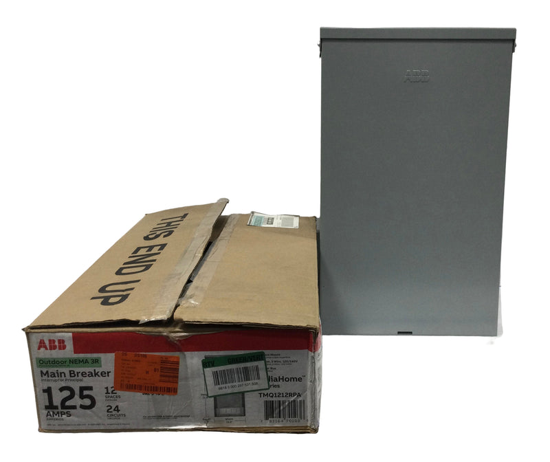 ABB TMQ1212RPA 125 Amp 12 Space/24 Circuit 1PH 3W 120/240V Load Center