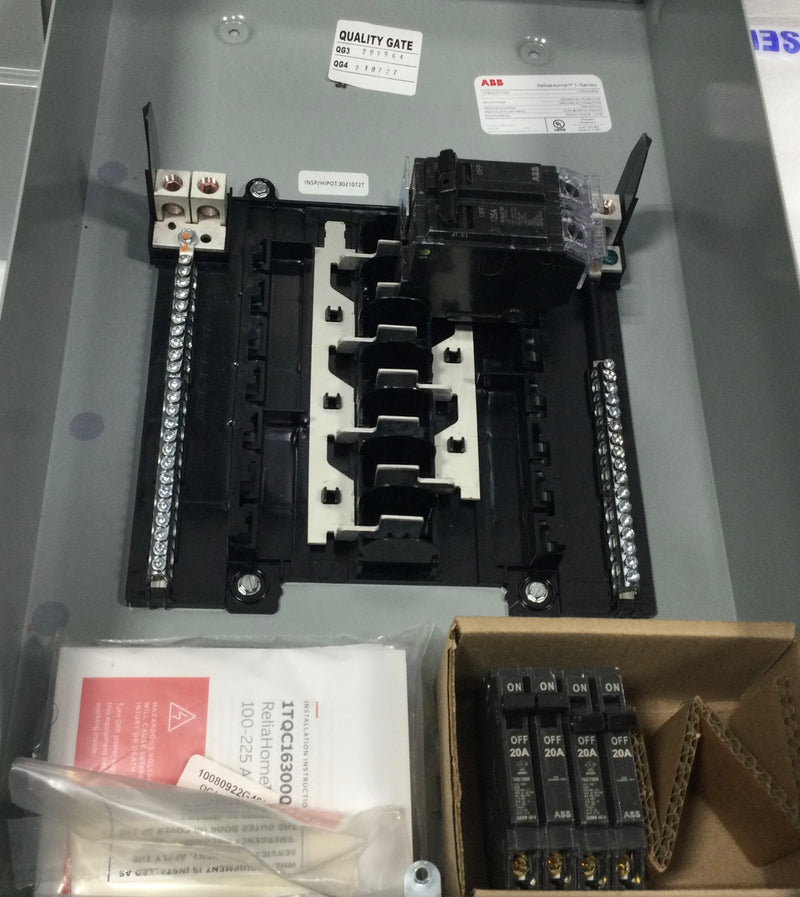 ABB TMQ1212RPA 125 Amp 12 Space/24 Circuit 1PH 3W 120/240V Load Center