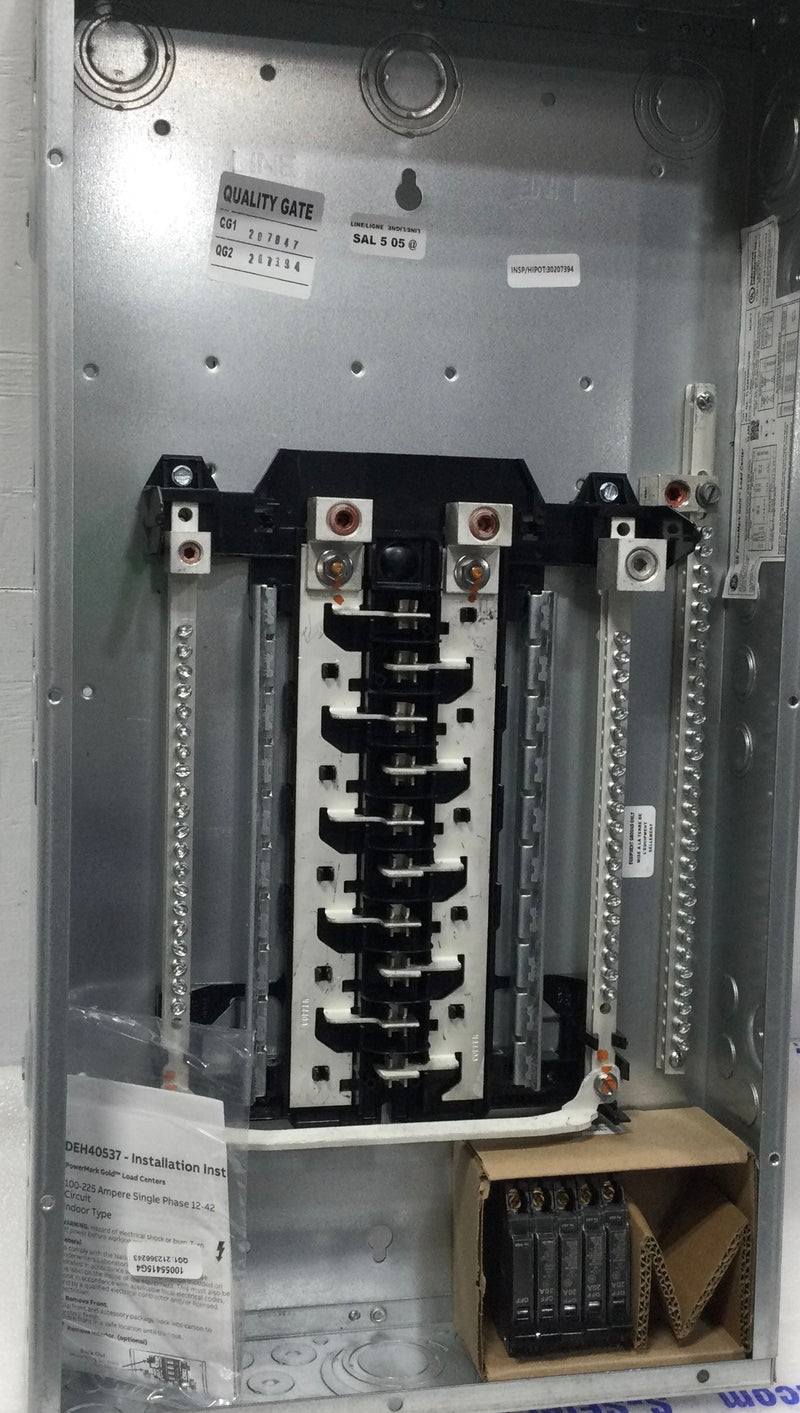 GE TLM2020CCUGK 200 Amp 20 Space Single Pole 240V Main Lug Load Center