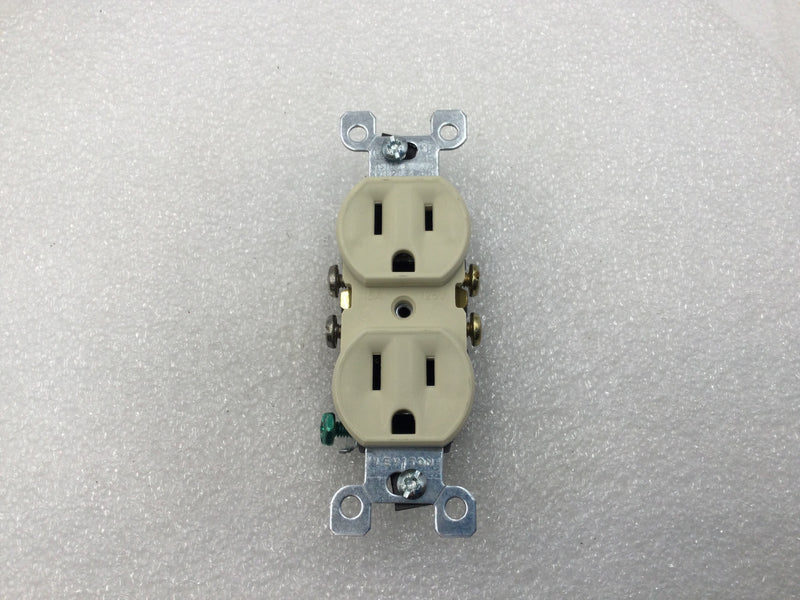 Leviton 5320-ICP 15 Amp Duplex Outlet/Receptacle - Box of 10