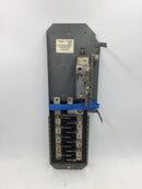 Square D QON20-40MW200-1 200 Amp 10 Space 120/240V Load Center Guts Only 6"x21"