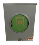 Square D UHTRS212B 200 Amp 1 PH 3 Wire 600V Meter Socket 14 1/4" x 11 1/4"
