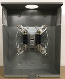 Square D UHTRS212B 200 Amp 1 PH 3 Wire 600V Meter Socket 14 1/4" x 11 1/4"