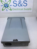 Eaton DPF222R Fusible AC Disconnect Single Phase 2 Wire 60 Amp 240VAC Type DPF 5" x 8.5"