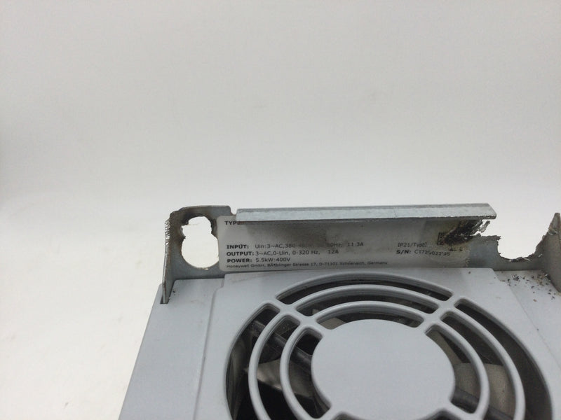 Honeywell HVFDSD3C0075G100 Variable Frequency Drive 7.5 HP 3 Phase 380-480 VAC