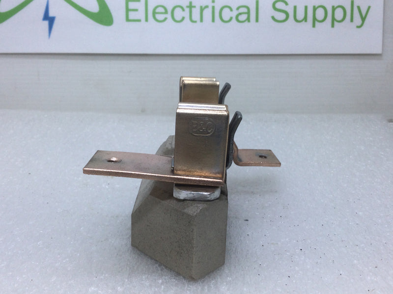 B&C Porcelain Meter Socket Replacement Block 100-200 Amp - Copper