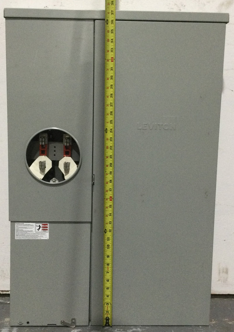Leviton LP320-MC 200 Amp 30-Space Outdoor Load Center Meter Main Combo with Main Breaker