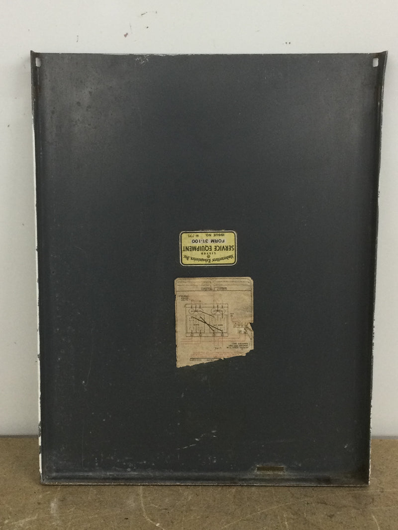 Panelboard Cover Only Nema 3R 12 3/4" x 9 3/4"