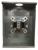 Eaton UNRRS213BEUSE Meter Socket, 3 5/16 in hub opening, 200A, Overhead, Hub opening, #6-350 kcmil, Four-jaw, Single-phase, #6-350 kcmil, Sockets:1, Three-wire, Ring, 600V