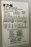 Eaton UNRRS213BEUSE Meter Socket, 3 5/16 in hub opening, 200A, Overhead, Hub opening, #6-350 kcmil, Four-jaw, Single-phase, #6-350 kcmil, Sockets:1, Three-wire, Ring, 600V