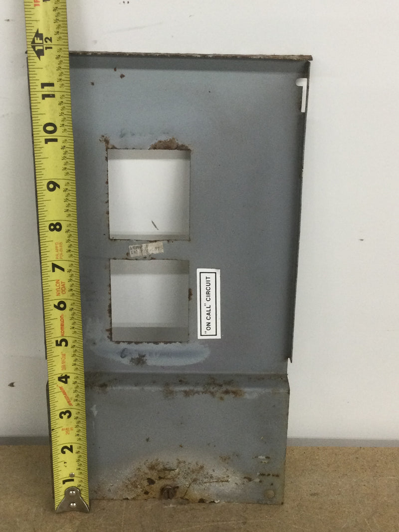 Dead Front Only 11 7/8" x 6 1/4"