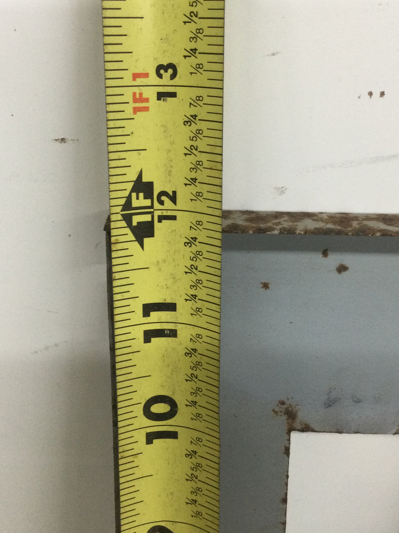 Dead Front Only 11 7/8" x 6 1/4"