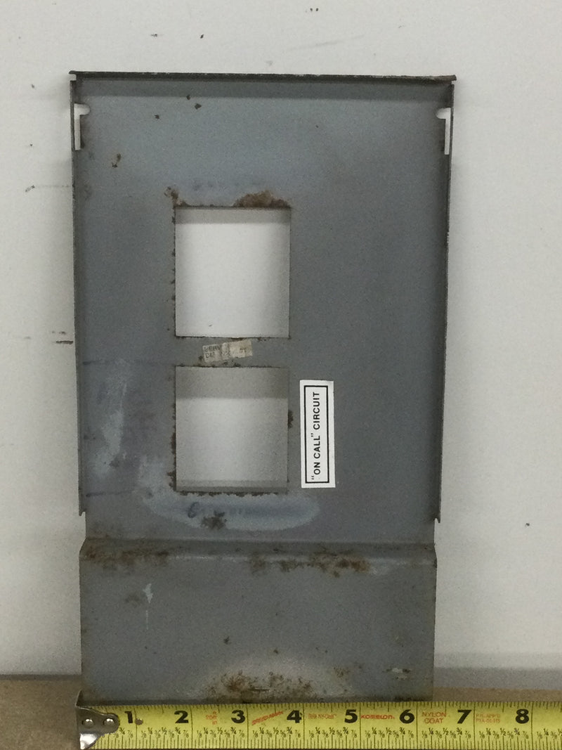 Dead Front Only 11 7/8" x 6 1/4"