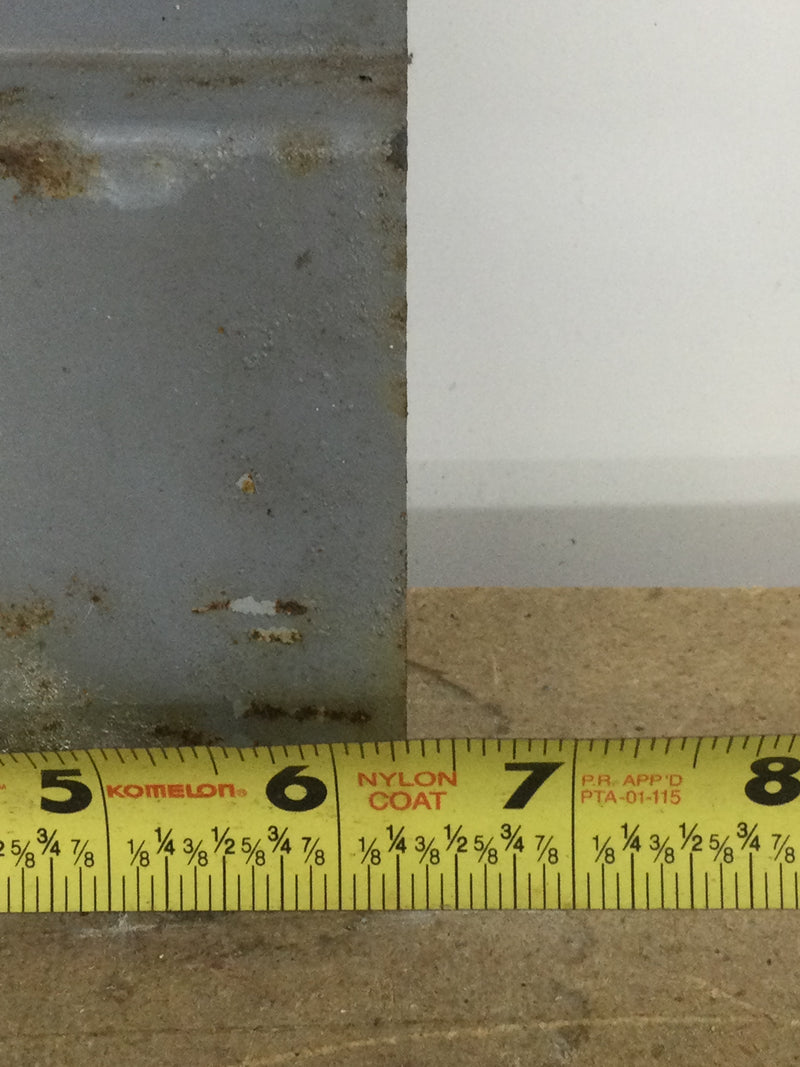 Dead Front Only 11 7/8" x 6 1/4"