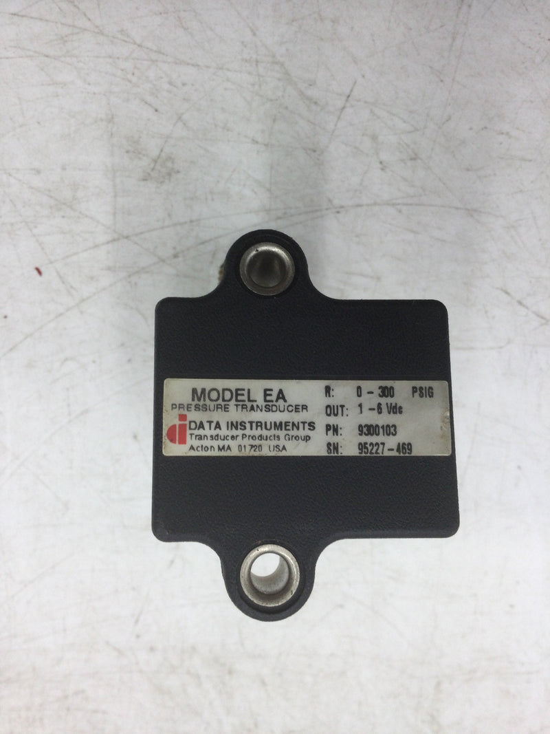 Honeywell 9300103 Model EA Pressure Transducer 0-300 PSIG 1-6 VDC Output