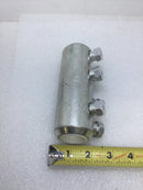 Power Connectors PCS12M Mechanical Shear Bolt in Line Connector 6 Bolt 3/4" for 1000 KCMIL Cable