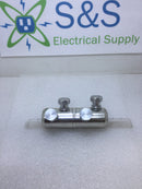 Power Connectors PCS11 Mechanical Shear Bolt in Line Connector 4 Bolt 3/4" for 4/0 to 500 KCMIL Cable