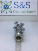 Power Connectors PCS11 Mechanical Shear Bolt in Line Connector 4 Bolt 3/4" for 4/0 to 500 KCMIL Cable