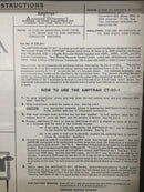 Amprobe Amptran CT-50-1 High Current Transformer in Carrying Case Range 0/5000 AC Amperes 60/50 Hz