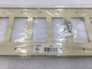 Cooper Wiring PJ266V 6 Gang Unbreakable Decora Style Plate in Ivory (Box of 10)