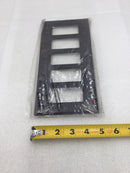 Cooper Wiring PJ265B 5 Gang Unbreakable Decora Style Plate in Brown (Box of 9)