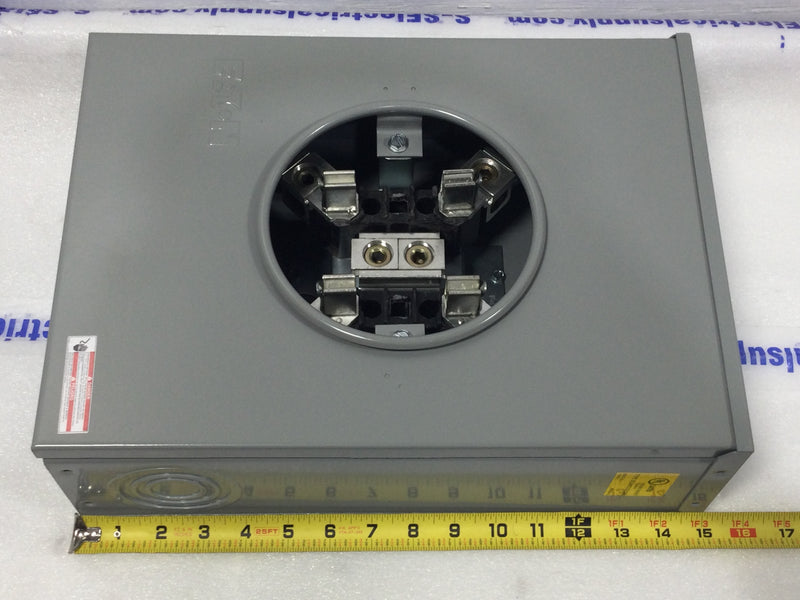 Eaton UNRRS213BEUSE 200 Amp 1PH 3 Wire 600V Ringed Meter Socket