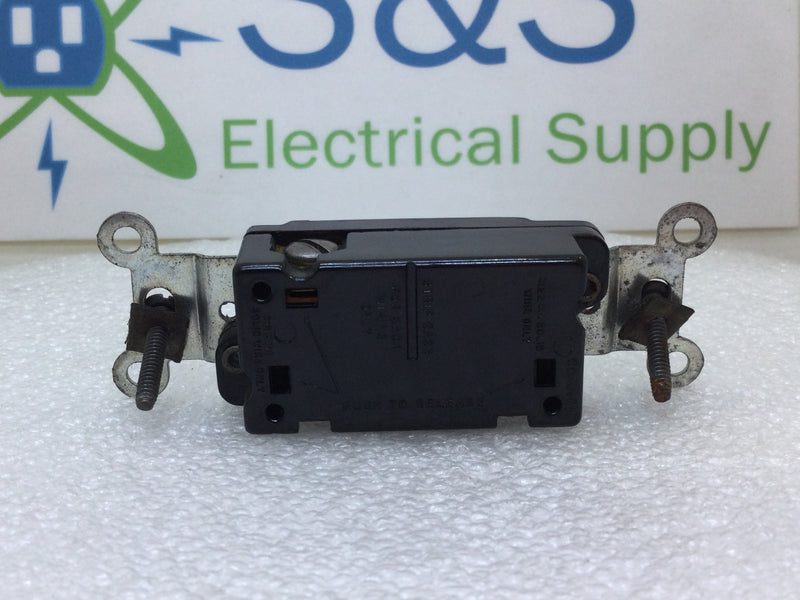 Leviton 1453 15 Amp 120V Quiet Three-Way Toggle Switch - Brown