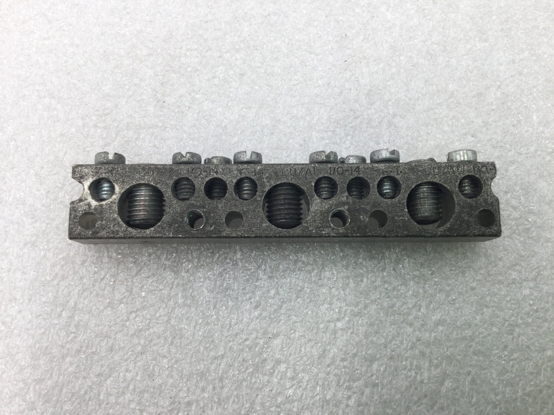 Ilsco 11 Position 6-14 AWG Grounding Bar 3 3/8" x 5/8"