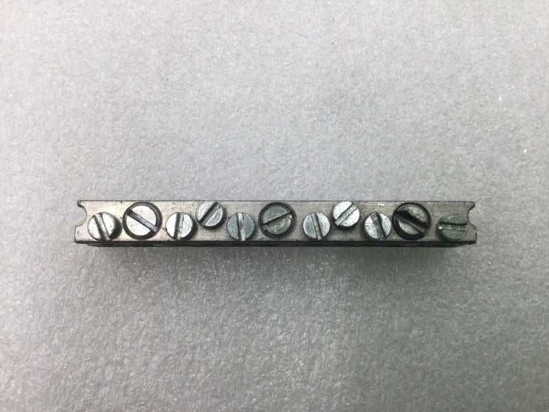 Ilsco 11 Position 6-14 AWG Grounding Bar 3 3/8" x 5/8"