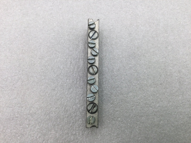 Ilsco 11 Position 6-14 AWG Grounding Bar 3 3/8" x 5/8"