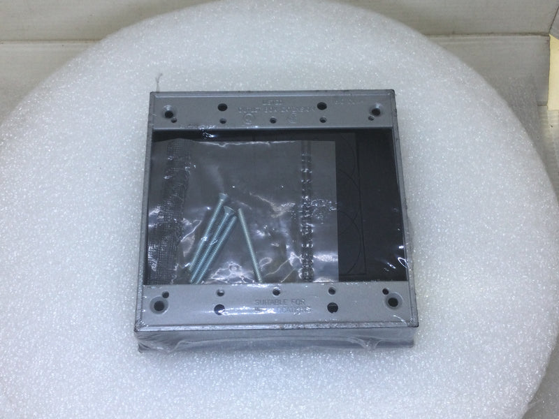 Bell Outdoor 5407-0 Two-Gang Box Extension - Gray