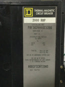 Square D PAF362000DC1286 2000A DC Circuit Breaker w/Aux PA11286 250Vac 11 Amp