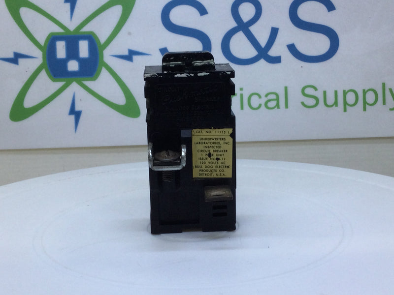 Pushmatic 11115 15 Amp 1 Pole 120/240V Circuit Breaker