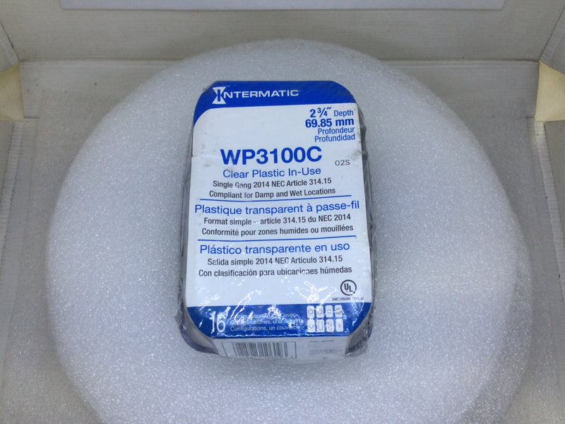 Intermatic WP3100C Clear Plastic In-Use Weatherproof Cover