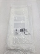 Leviton 005-80423-W 5 Gang Decora Wall Device Plate in White