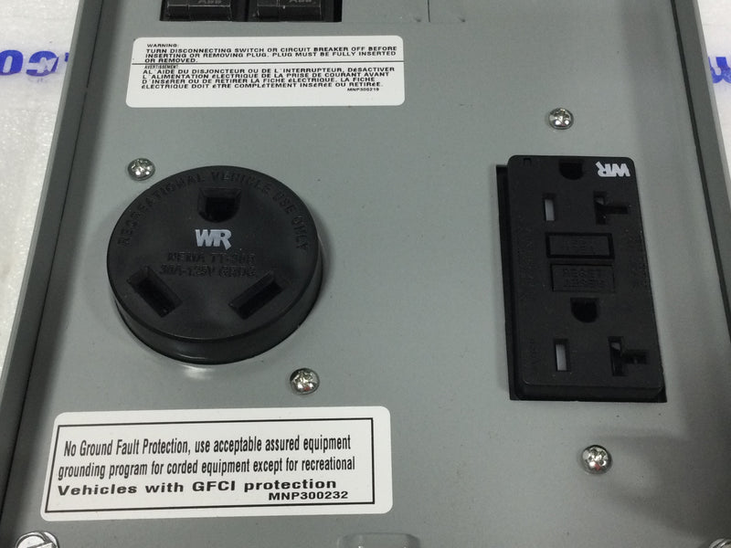 Midwest U041C010P 70A 120/240V 1Ph 3W Model 2 Nema 3R Enclosure 14 1/8" x 6 5/8"