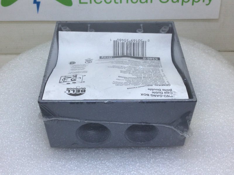Bell Outdoor 5346-0 Two Gang Box