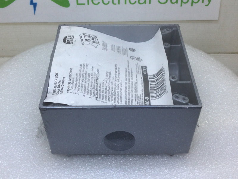 Bell Outdoor 5346-0 Two Gang Box