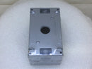 BWF DB-5V Weatherproof Outlet Box 3 Hole - Gray