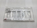 Cooper Wiring PJ265W 5 Gang Unbreakable Decora Style Plate in White