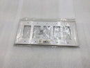 Cooper Wiring PJ265W 5 Gang Unbreakable Decora Style Plate in White