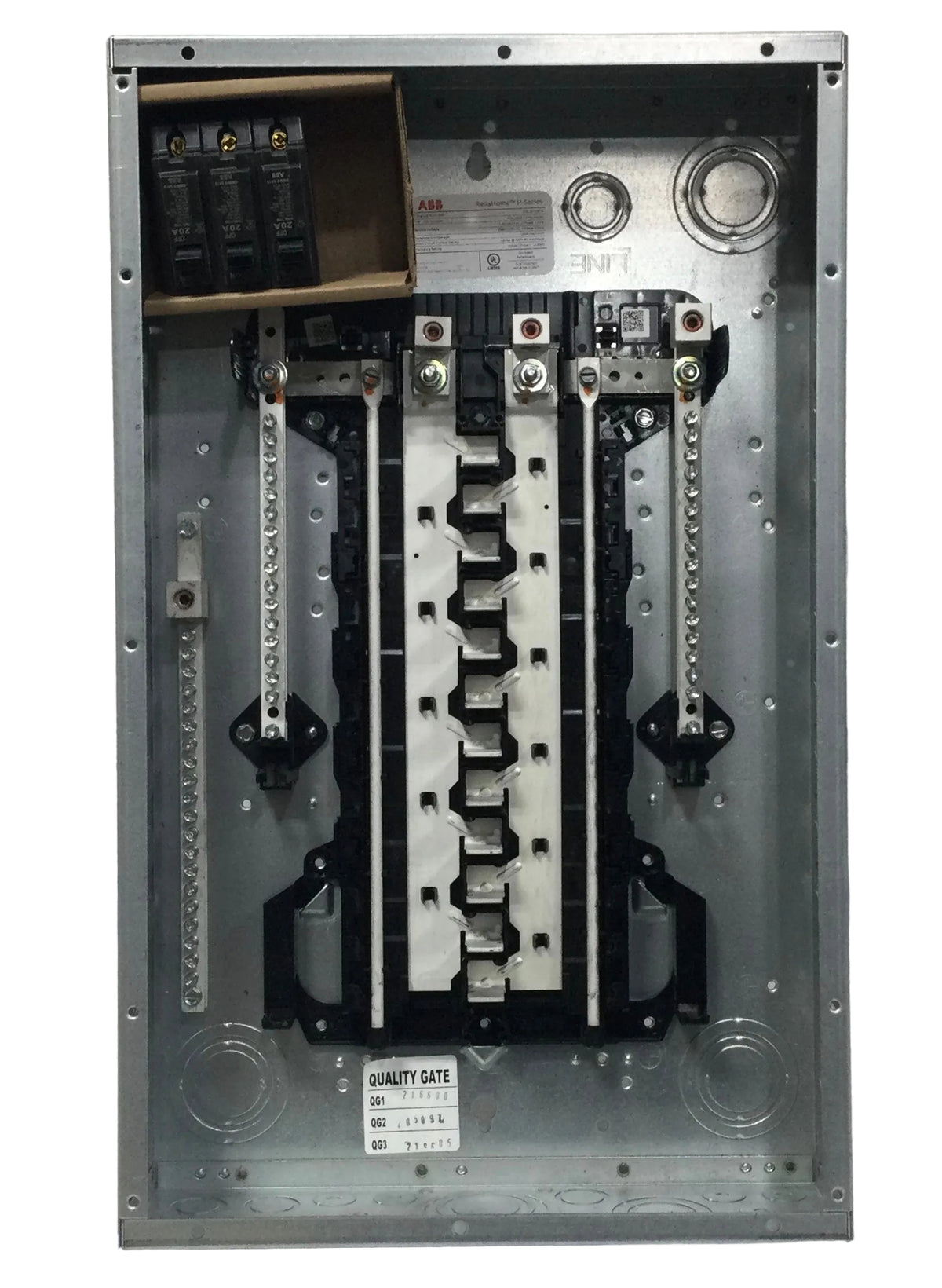 ABB PAL2412PA 125 Amps 24 Space 1PH 3W 120/240V PON Main Lug Load Cent