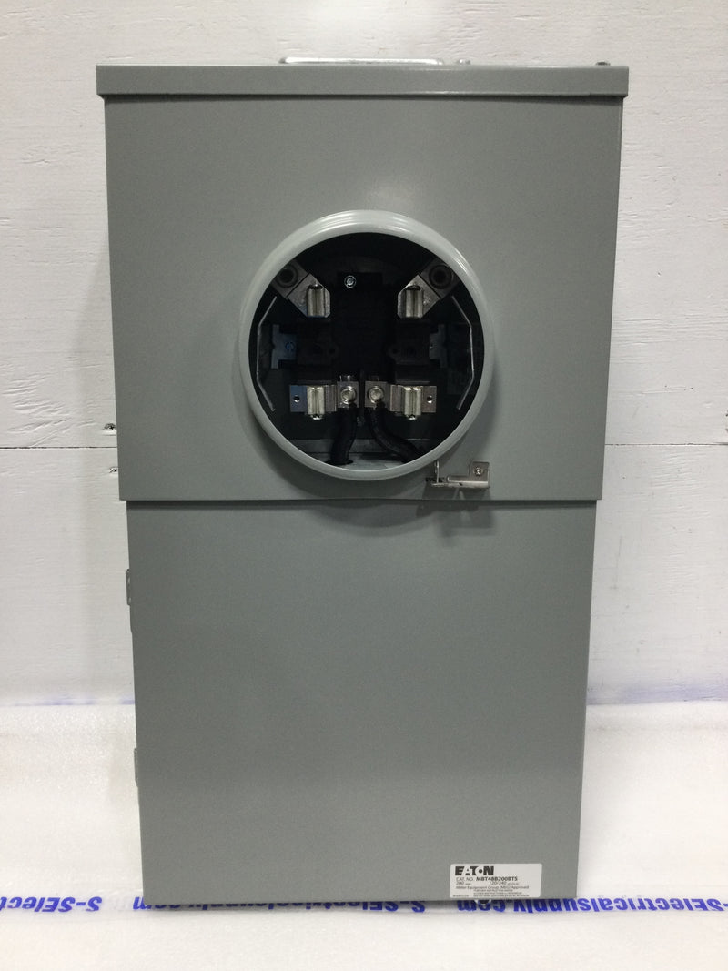 Eaton MBT48B200BTS 200 Amp 4 Space 120/240V Type BR Outdoor Meter Breaker Panel
