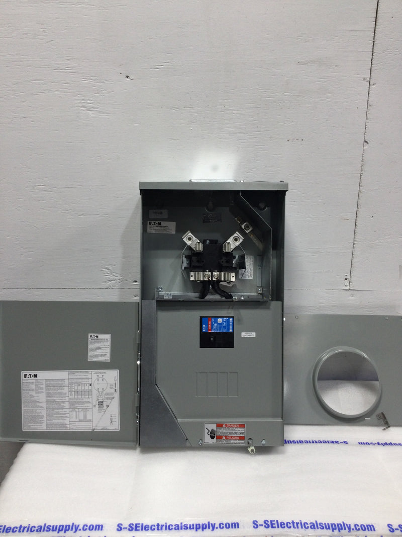 Eaton MBT48B200BTS 200 Amp 4 Space 120/240V Type BR Outdoor Meter Breaker Panel