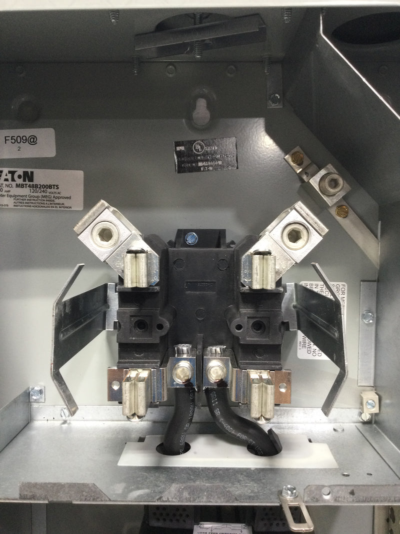 Eaton MBT48B200BTS 200 Amp 4 Space 120/240V Type BR Outdoor Meter Breaker Panel