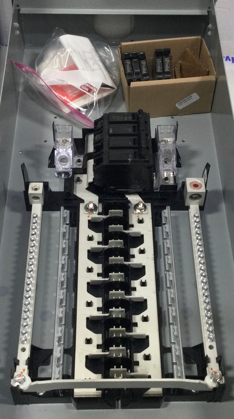 GE TM2020RCUBK1 200 Amp 20 Space 1PH 3 Wire 120/240V Main Breaker Load Center