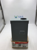 ABB TL270RCUA 70 Amp 2 Space 120/240 VAC Outdoor Load Center 7.5" X 10"
