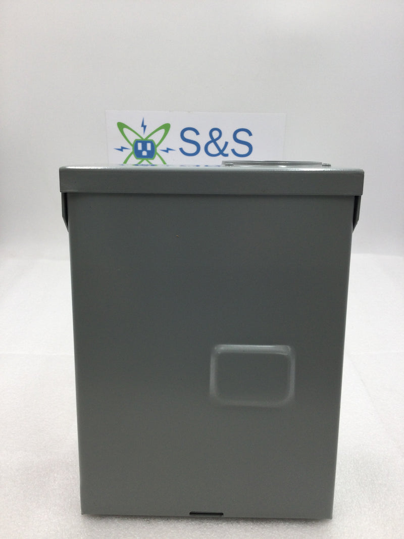 ABB TL270RCUA 70 Amp 2 Space 120/240 VAC Outdoor Load Center 7.5" X 10"